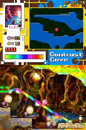 Kirby - Canvas Curse (USA) screen shot game playing